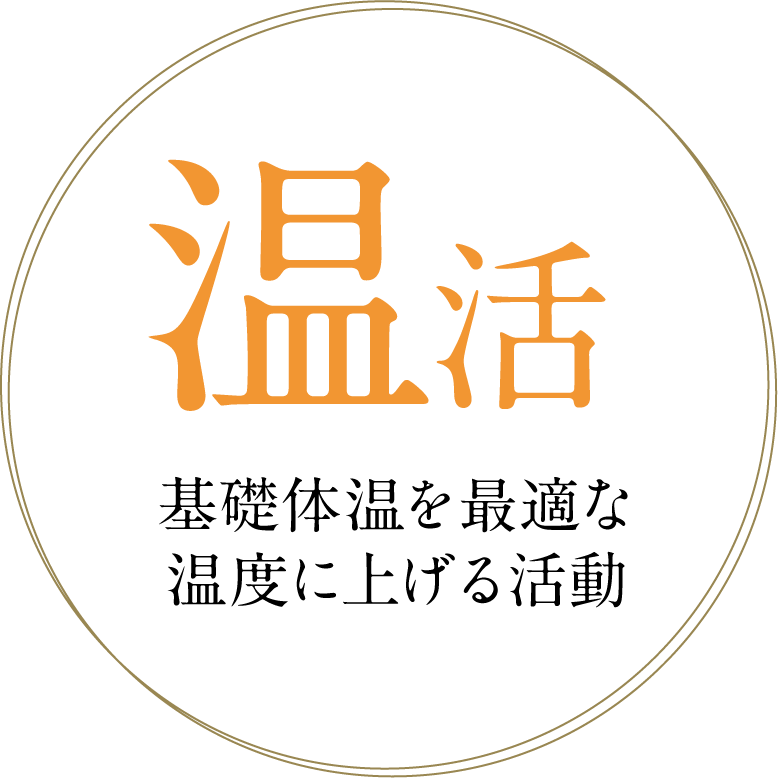温活 基礎体温を最適な温度に上げる活動